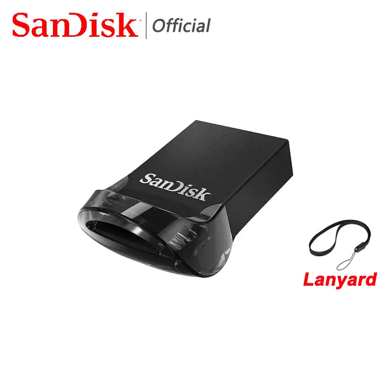 Pen Drive Sandisk USB 3.0/3.2 512GB 256GB 128GB 64GB 32GB Flash Drive, Armazenamento Rápido, USB Stick, Disco Externo de Memória