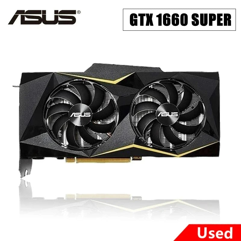 Placa de Vídeo ASUS TUF GTX 1660 Super 6GB GAMING Usada - Placa Gráfica GTX 1660S 6GB (2024)