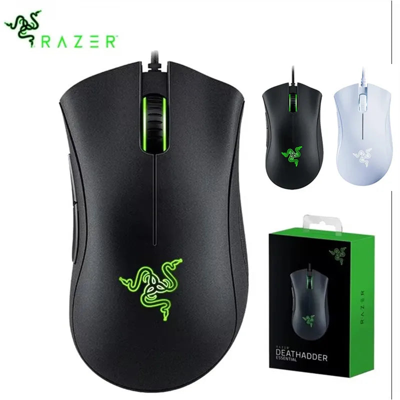 Mouse Gamer com Fio / Mouse com Fio 6400DPI 5 Botões Independentes para Laptop e PC Gamer