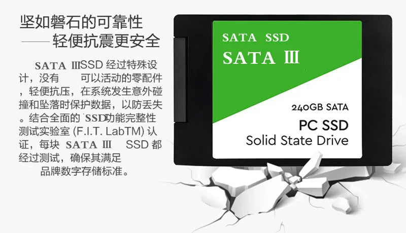 SSD Solid State Drive 1TB 500GB 256GB 2TB - Dispositivo de Armazenamento de Alta Performance para Computador