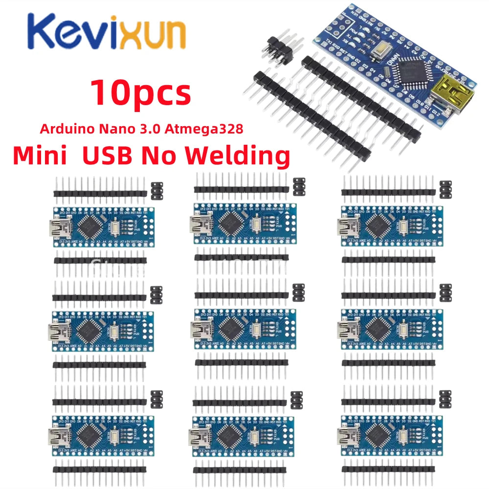 Mini / Type-C / Micro USB Nano 3.0 With the bootloader compatible Nano controller for arduino CH340 USB driver 16Mhz ATMEGA328P