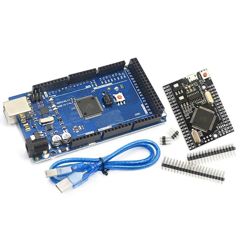 Placa de Desenvolvimento Arduino Mega2560 ATMEGA16U2 / Pro Mini MEGA 2560 com WiFi R3 ATmega2560 Chip CH340G para Arduino UNO R3 e WeMos ESP8266