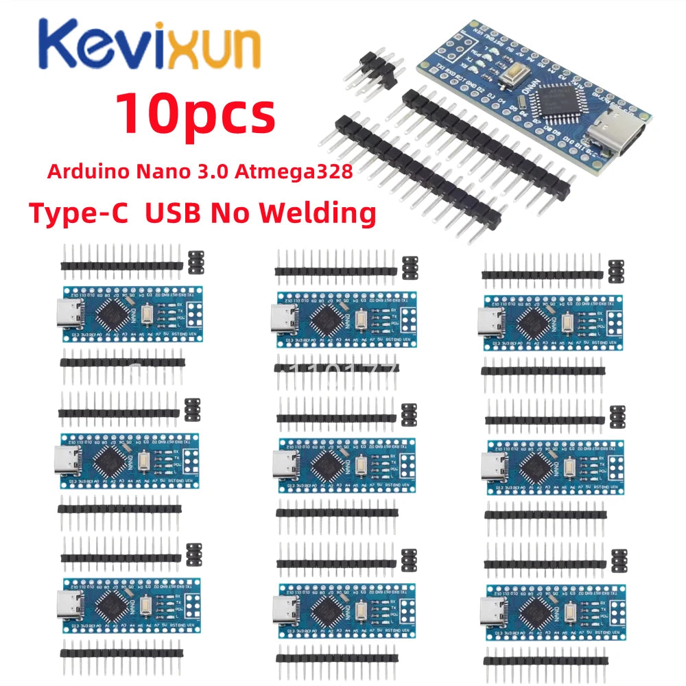 Mini / Type-C / Micro USB Nano 3.0 With the bootloader compatible Nano controller for arduino CH340 USB driver 16Mhz ATMEGA328P