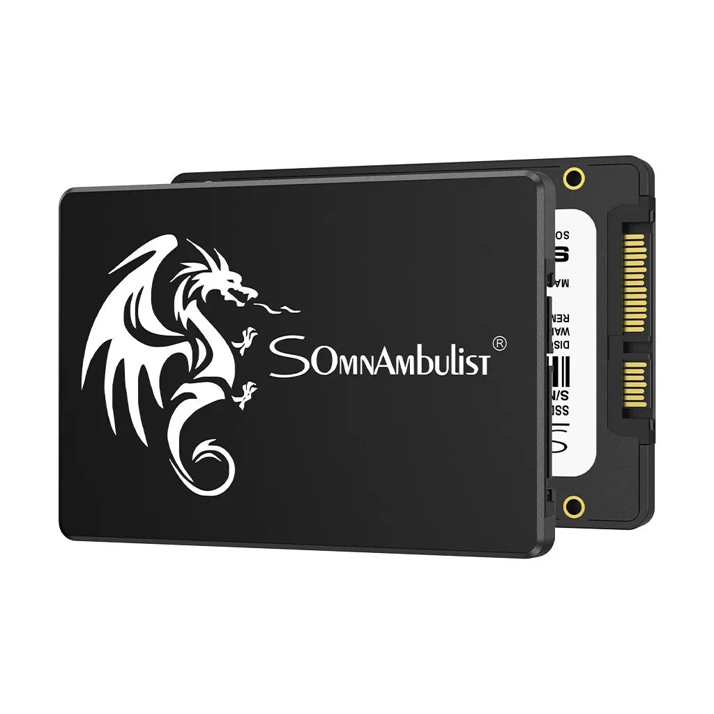 SSD SomnAmbulist 120GB 240GB 480GB 960GB 2.5" Sata3 Unidade de Estado Sólido, 128GB 256GB 512GB 1TB 2TB para PC e Laptop