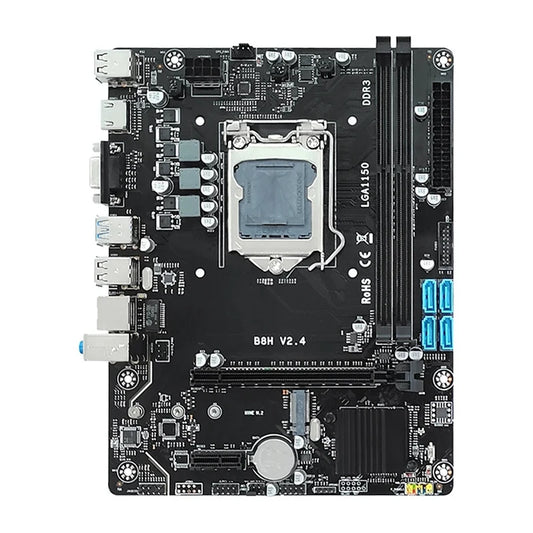 Placa-mãe B85 LGA 1150 DDR3 16GB SATA3.0 USB 3.0/2.0 NVME M.2 SSD para Desktop PC