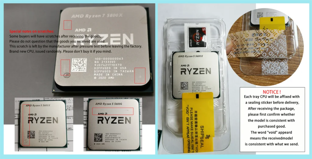 Processador AMD Ryzen 5 3500X, 6 Núcleos, 3.6 GHz, 32MB L3 Cache, AM4, 7nm, 65W, Sem Cooler