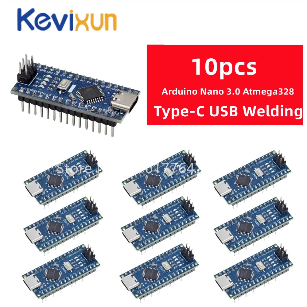 Mini / Type-C / Micro USB Nano 3.0 With the bootloader compatible Nano controller for arduino CH340 USB driver 16Mhz ATMEGA328P