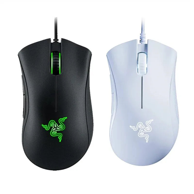 Mouse Gamer com Fio / Mouse com Fio 6400DPI 5 Botões Independentes para Laptop e PC Gamer