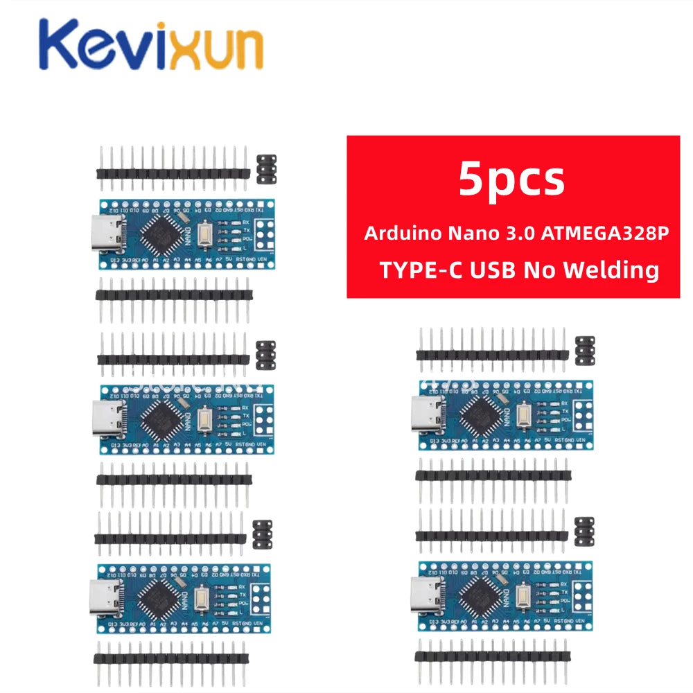 Mini / Type-C / Micro USB Nano 3.0 With the bootloader compatible Nano controller for arduino CH340 USB driver 16Mhz ATMEGA328P