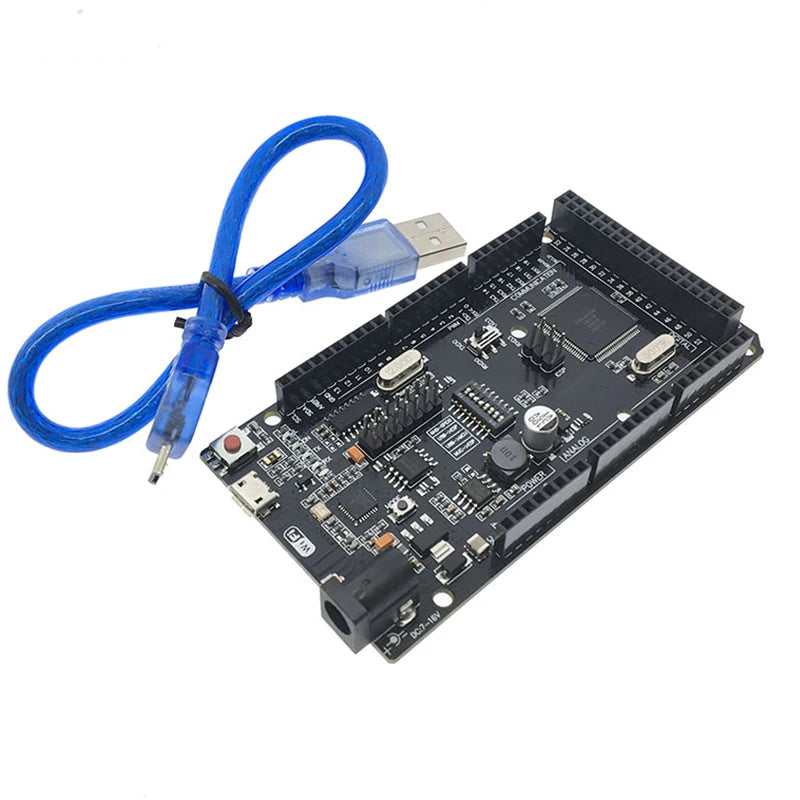 Placa de Desenvolvimento Arduino Mega2560 ATMEGA16U2 / Pro Mini MEGA 2560 com WiFi R3 ATmega2560 Chip CH340G para Arduino UNO R3 e WeMos ESP8266